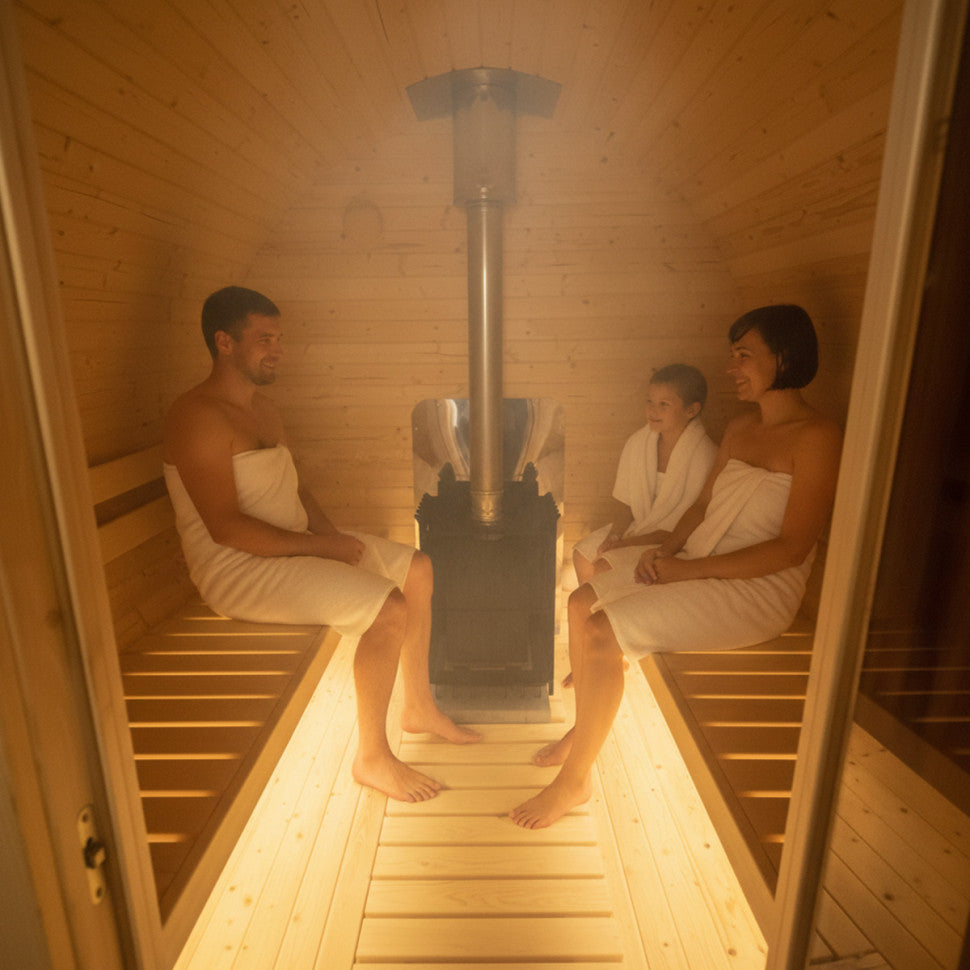 Nordic Barrel 340 udendørs sauna