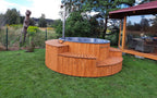 Nordic LUX 2.25m Wood-Fired Hot Tub – Hydro & Air Massage
