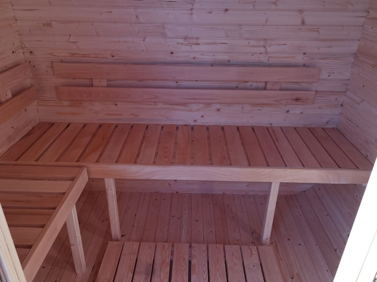 Sauna exterior Nordic Quadro Mini 180